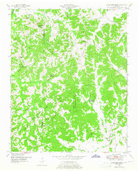 Seventeen Creek Tennessee Historical topographic map, 1:24000 scale, 7.5 X 7.5 Minute, Year 1950