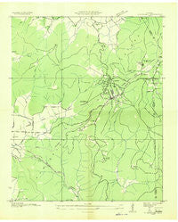 Sewanee Tennessee Historical topographic map, 1:24000 scale, 7.5 X 7.5 Minute, Year 1936