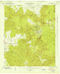 Sewanee Tennessee Historical topographic map, 1:24000 scale, 7.5 X 7.5 Minute, Year 1946