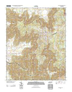 Sewanee Tennessee Historical topographic map, 1:24000 scale, 7.5 X 7.5 Minute, Year 2013