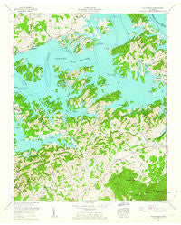 Shady Grove Tennessee Historical topographic map, 1:24000 scale, 7.5 X 7.5 Minute, Year 1961