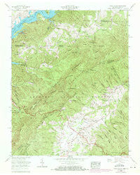 Shady Valley Tennessee Historical topographic map, 1:24000 scale, 7.5 X 7.5 Minute, Year 1960