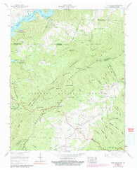 Shady Valley Tennessee Historical topographic map, 1:24000 scale, 7.5 X 7.5 Minute, Year 1960