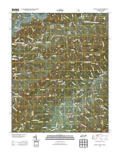 Shady Valley Tennessee Historical topographic map, 1:24000 scale, 7.5 X 7.5 Minute, Year 2013