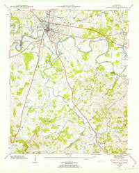 Shelbyville Tennessee Historical topographic map, 1:24000 scale, 7.5 X 7.5 Minute, Year 1947