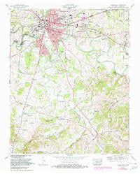 Shelbyville Tennessee Historical topographic map, 1:24000 scale, 7.5 X 7.5 Minute, Year 1966
