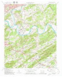 Shooks Gap Tennessee Historical topographic map, 1:24000 scale, 7.5 X 7.5 Minute, Year 1979