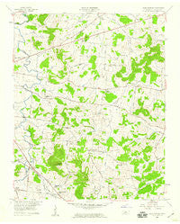 Shop Springs Tennessee Historical topographic map, 1:24000 scale, 7.5 X 7.5 Minute, Year 1958