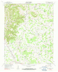 Short Mountain Tennessee Historical topographic map, 1:24000 scale, 7.5 X 7.5 Minute, Year 1960