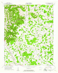 Short Mountain Tennessee Historical topographic map, 1:24000 scale, 7.5 X 7.5 Minute, Year 1960