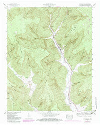 Sinking Cove Tennessee Historical topographic map, 1:24000 scale, 7.5 X 7.5 Minute, Year 1947
