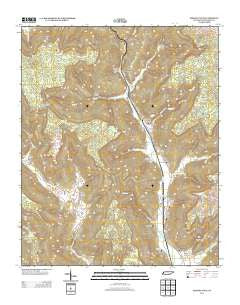 Sinking Cove Tennessee Historical topographic map, 1:24000 scale, 7.5 X 7.5 Minute, Year 2013