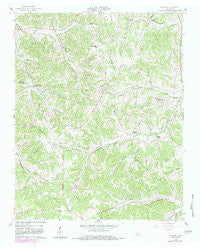 Slayden Tennessee Historical topographic map, 1:24000 scale, 7.5 X 7.5 Minute, Year 1958