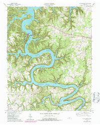 Sligo Bridge Tennessee Historical topographic map, 1:24000 scale, 7.5 X 7.5 Minute, Year 1960
