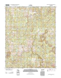 Smartt Mountain Tennessee Historical topographic map, 1:24000 scale, 7.5 X 7.5 Minute, Year 2013