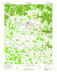Smithville Tennessee Historical topographic map, 1:24000 scale, 7.5 X 7.5 Minute, Year 1960