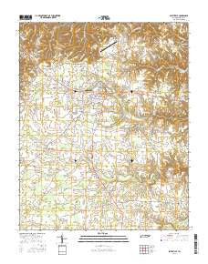 Smithville Tennessee Current topographic map, 1:24000 scale, 7.5 X 7.5 Minute, Year 2016