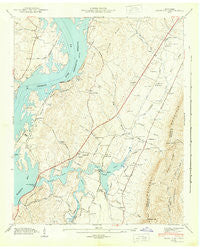 Snow Hill Tennessee Historical topographic map, 1:24000 scale, 7.5 X 7.5 Minute, Year 1943