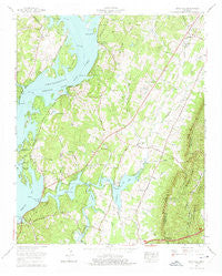 Snow Hill Tennessee Historical topographic map, 1:24000 scale, 7.5 X 7.5 Minute, Year 1964