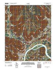 South Pittsburg Tennessee Historical topographic map, 1:24000 scale, 7.5 X 7.5 Minute, Year 2010
