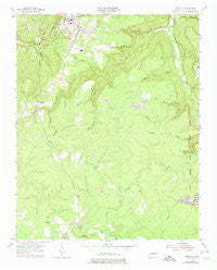 Spencer Tennessee Historical topographic map, 1:24000 scale, 7.5 X 7.5 Minute, Year 1954