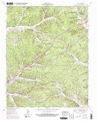 Spot Tennessee Historical topographic map, 1:24000 scale, 7.5 X 7.5 Minute, Year 1952