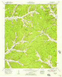 Spot Tennessee Historical topographic map, 1:24000 scale, 7.5 X 7.5 Minute, Year 1952