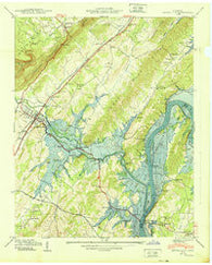 Spring City Tennessee Historical topographic map, 1:24000 scale, 7.5 X 7.5 Minute, Year 1940