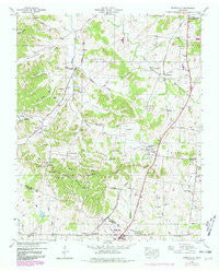Spring Hill Tennessee Historical topographic map, 1:24000 scale, 7.5 X 7.5 Minute, Year 1946