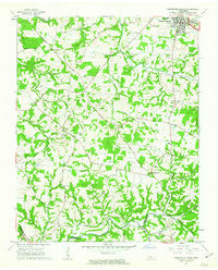 Springfield South Tennessee Historical topographic map, 1:24000 scale, 7.5 X 7.5 Minute, Year 1961