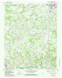 Springfield South Tennessee Historical topographic map, 1:24000 scale, 7.5 X 7.5 Minute, Year 1961