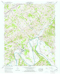 Springvale Tennessee Historical topographic map, 1:24000 scale, 7.5 X 7.5 Minute, Year 1961