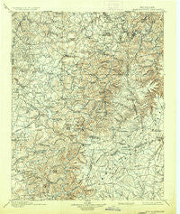 Standingstone Tennessee Historical topographic map, 1:125000 scale, 30 X 30 Minute, Year 1898