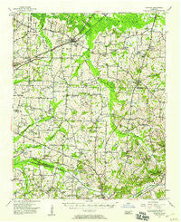 Stanton Tennessee Historical topographic map, 1:62500 scale, 15 X 15 Minute, Year 1952