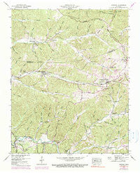 Stewart Tennessee Historical topographic map, 1:24000 scale, 7.5 X 7.5 Minute, Year 1950