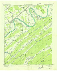 Stonypoint Tennessee Historical topographic map, 1:24000 scale, 7.5 X 7.5 Minute, Year 1935
