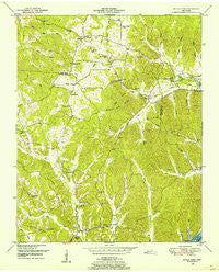 Sugar Tree Tennessee Historical topographic map, 1:24000 scale, 7.5 X 7.5 Minute, Year 1949