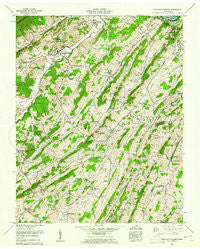 Sullivan Gardens Tennessee Historical topographic map, 1:24000 scale, 7.5 X 7.5 Minute, Year 1959
