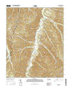 Sunrise Tennessee Current topographic map, 1:24000 scale, 7.5 X 7.5 Minute, Year 2016