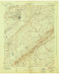 Sweetwater Tennessee Historical topographic map, 1:24000 scale, 7.5 X 7.5 Minute, Year 1942