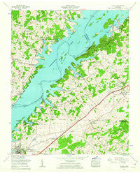 Talbott Tennessee Historical topographic map, 1:24000 scale, 7.5 X 7.5 Minute, Year 1960