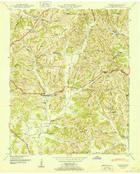 Tarpley Tennessee Historical topographic map, 1:24000 scale, 7.5 X 7.5 Minute, Year 1951