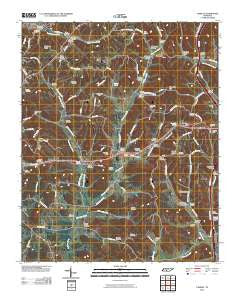 Tarpley Tennessee Historical topographic map, 1:24000 scale, 7.5 X 7.5 Minute, Year 2010