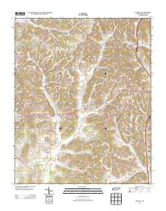 Tarpley Tennessee Historical topographic map, 1:24000 scale, 7.5 X 7.5 Minute, Year 2013