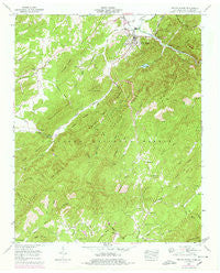 Tellico Plains Tennessee Historical topographic map, 1:24000 scale, 7.5 X 7.5 Minute, Year 1957