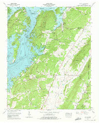Ten Mile Tennessee Historical topographic map, 1:24000 scale, 7.5 X 7.5 Minute, Year 1973