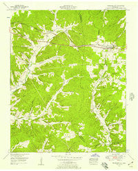 Tennessee City Tennessee Historical topographic map, 1:24000 scale, 7.5 X 7.5 Minute, Year 1953