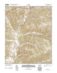 Texas Hollow Tennessee Historical topographic map, 1:24000 scale, 7.5 X 7.5 Minute, Year 2013