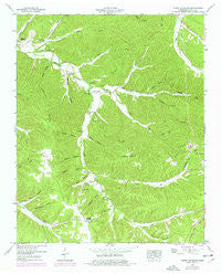 Three Churches Tennessee Historical topographic map, 1:24000 scale, 7.5 X 7.5 Minute, Year 1951