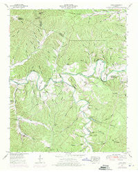 Topsy Tennessee Historical topographic map, 1:24000 scale, 7.5 X 7.5 Minute, Year 1951